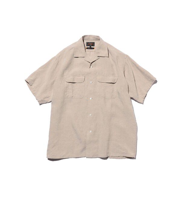 BEAMS PLUS「Open Collar 1/40 Linen」|シャツ・ブラウス|