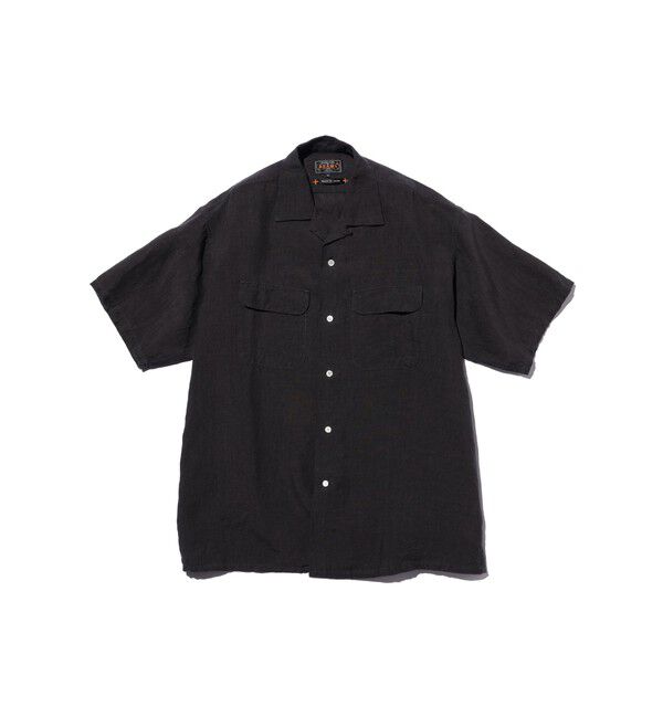 BEAMS PLUS「Open Collar 1/40 Linen」|シャツ・ブラウス|CHARCOAL.G