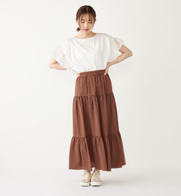 SHIPS Colors 「【WEB限定】SHIPS Colors:〈手洗い可能〉シルケット 天竺 オーバー トップス◇」|Tシャツ・カットソー|