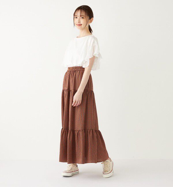 SHIPS Colors 「【WEB限定】SHIPS Colors:〈手洗い可能〉シルケット 天竺 オーバー トップス◇」|Tシャツ・カットソー|