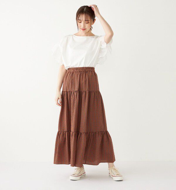 SHIPS Colors 「【WEB限定】SHIPS Colors:〈手洗い可能〉シルケット 天竺 オーバー トップス◇」|Tシャツ・カットソー|