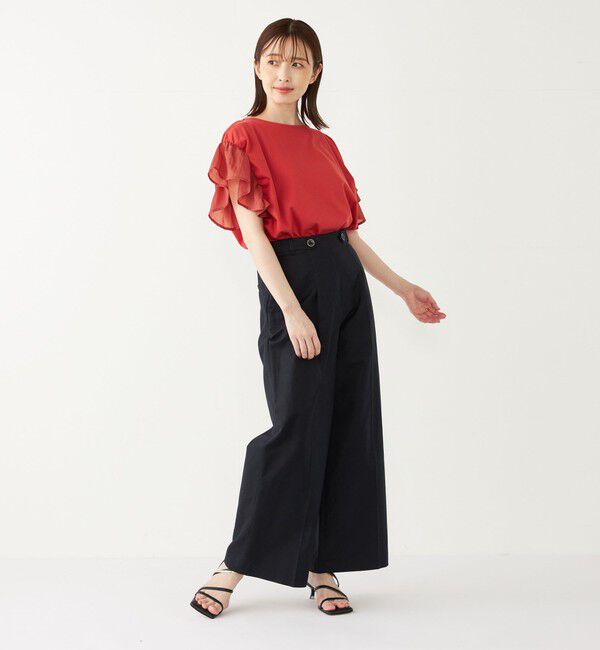 SHIPS Colors 「【WEB限定】SHIPS Colors:〈手洗い可能〉シルケット 天竺 オーバー トップス◇」|Tシャツ・カットソー|