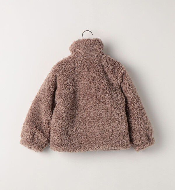 SHIPS KIDS「SHIPS KIDS:80～90cm / プードルファー&times;タフタ リバーシブル ジャケット」|ブルゾン・スタジャン|