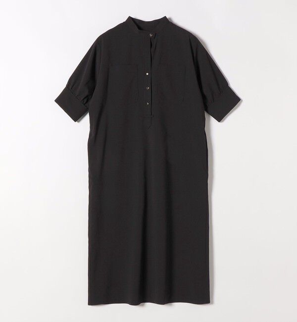 quaranciel「quaranciel:〈洗濯機可能〉CALCULO(R)使用 バンドカラー シャツ ワンピース」|ワンピース|