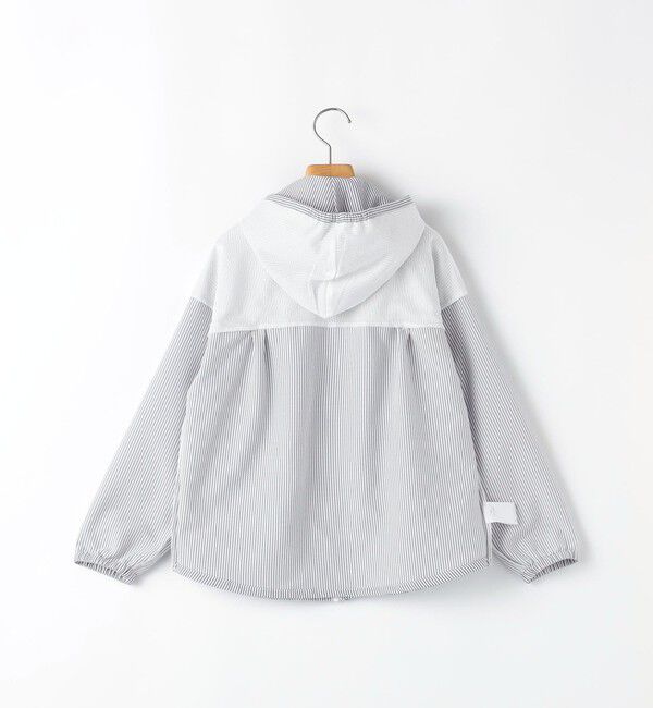 SHIPS KIDS「SHIPS KIDS:140～160cm /〈UVカット/吸水速乾〉ドライタッチ パーカ」|ブルゾン・スタジャン|