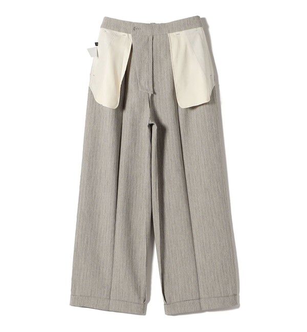 SHIPS for women「《予約》〈洗濯機可能〉FUNCTION セミ ワイド パンツ 26AW」|スラックス|