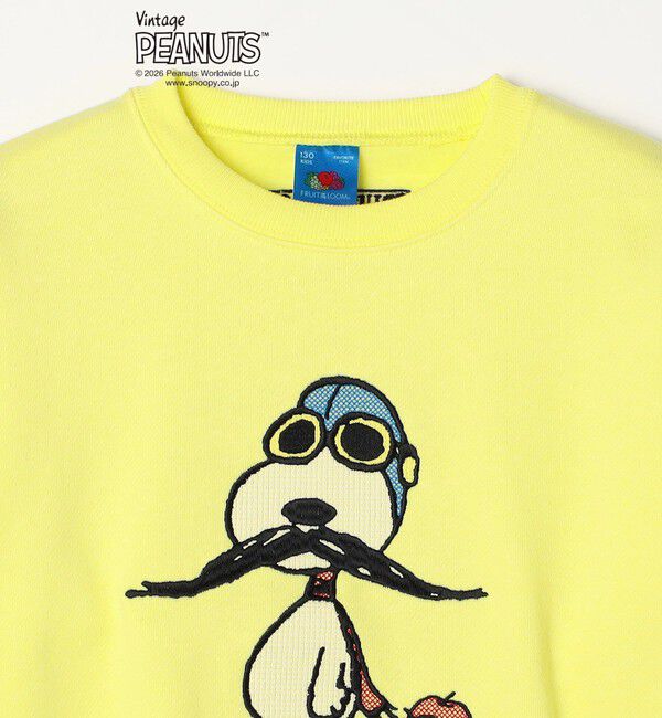 SHIPS any「FRUIT OF THE LOOM: PEANUTS 裏起毛 プリント スウェット<KIDS>」|スウェット・ジャージ|
