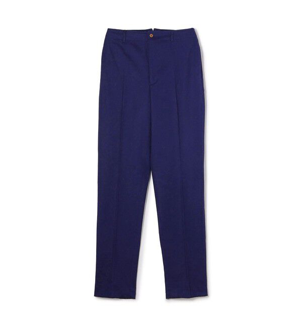TOMORROWLAND BUYING WEAR「BERNARD ZINS SPENDER コットン シンチバック ワイドトラウザーズ」|スラックス|65 ブルー