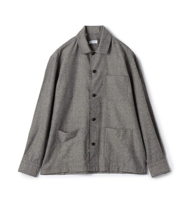 TOMORROWLAND BUYING WEAR「Salvatore Piccolo シルクコットン シャツブルゾン」|ブルゾン・スタジャン|15 グレー