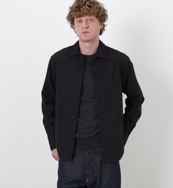 TOMORROWLAND BUYING WEAR「Salvatore Piccolo シルクコットン シャツブルゾン」|ブルゾン・スタジャン|