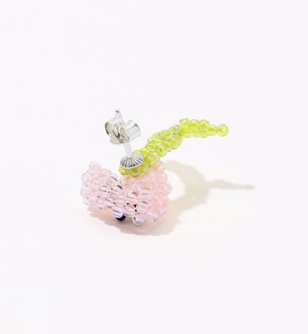 TOMORROWLAND GOODS「Pura Utz Pink Poppy 片耳ピアス」|ピアス|