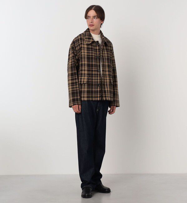 TOMORROWLAND BUYING WEAR「MACKINTOSH  HUMBIE SL SHORT コットンチェック ショートブルゾン」|ブルゾン・スタジャン|