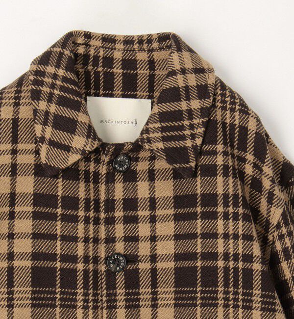 TOMORROWLAND BUYING WEAR「MACKINTOSH  HUMBIE SL SHORT コットンチェック ショートブルゾン」|ブルゾン・スタジャン|