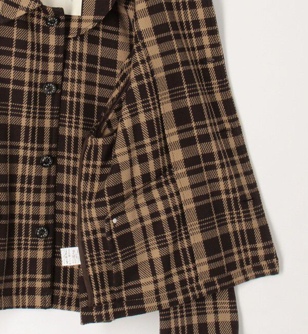 TOMORROWLAND BUYING WEAR「MACKINTOSH  HUMBIE SL SHORT コットンチェック ショートブルゾン」|ブルゾン・スタジャン|