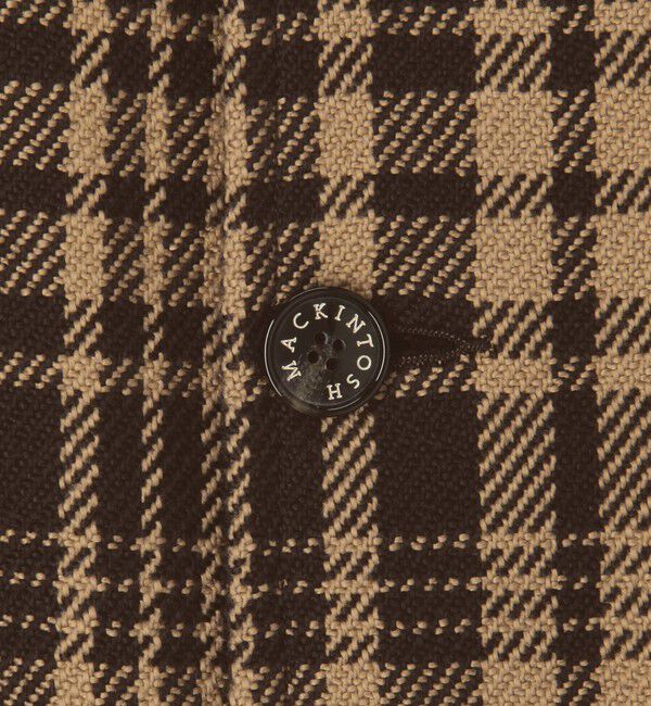 TOMORROWLAND BUYING WEAR「MACKINTOSH  HUMBIE SL SHORT コットンチェック ショートブルゾン」|ブルゾン・スタジャン|