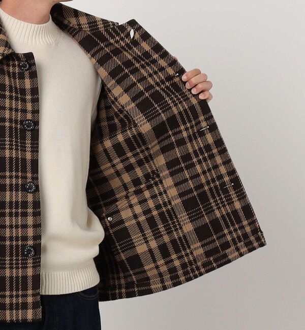 TOMORROWLAND BUYING WEAR「MACKINTOSH  HUMBIE SL SHORT コットンチェック ショートブルゾン」|ブルゾン・スタジャン|