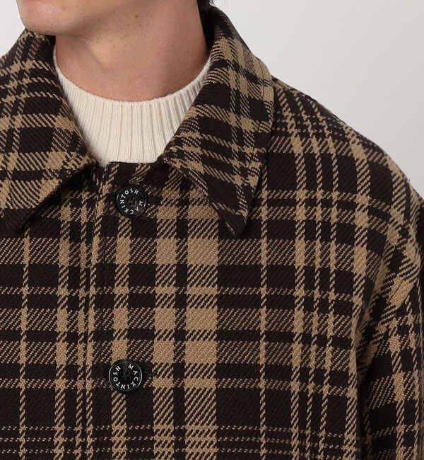 TOMORROWLAND BUYING WEAR「MACKINTOSH  HUMBIE SL SHORT コットンチェック ショートブルゾン」|ブルゾン・スタジャン|