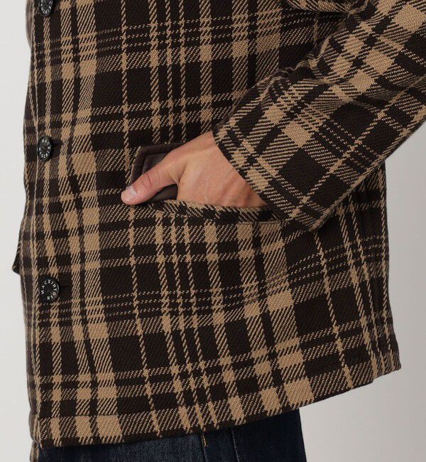 TOMORROWLAND BUYING WEAR「MACKINTOSH  HUMBIE SL SHORT コットンチェック ショートブルゾン」|ブルゾン・スタジャン|
