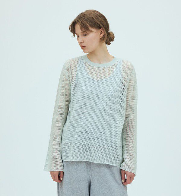 GALERIE VIE「モンゴルカシミヤ クルーネックプルオーバー」|ニット・セーター|