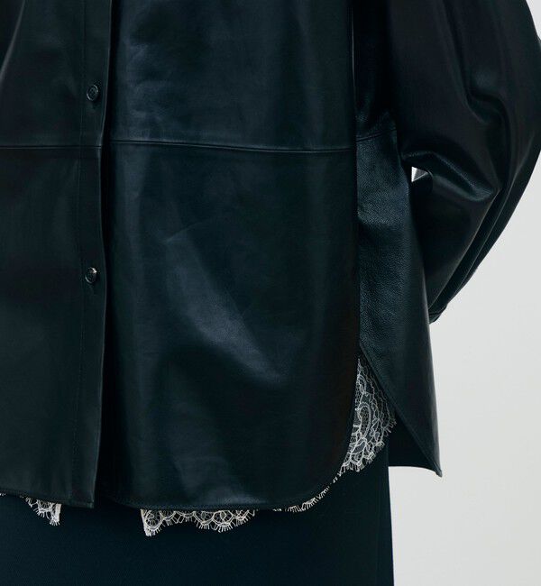 DES PRES「TURKEY LIGHT  LEATHER  ベーシックシャツ」|シャツ・ブラウス|
