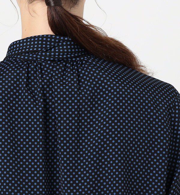 Ballsey「ドットプリント ボウタイブラウス」|シャツ・ブラウス|