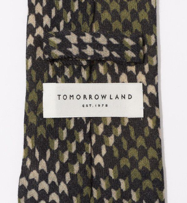 TOMORROWLAND GOODS「TOMORROWLAND ウール ハウンドトゥースネクタイ」|ネクタイ・蝶ネクタイ|