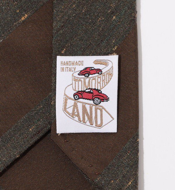 TOMORROWLAND GOODS「TOMORROWLAND MADE IN ITALY シルクコットン レジメンタルストライプネクタイ」|ネクタイ・蝶ネクタイ|