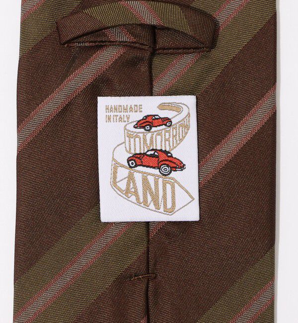 TOMORROWLAND GOODS「TOMORROWLAND MADE IN ITALY シルク レジメンタルストライプネクタイ」|ネクタイ・蝶ネクタイ|
