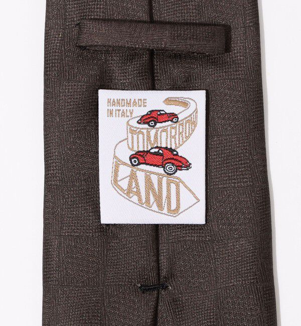 TOMORROWLAND GOODS「TOMORROWLAND MADE IN ITALY シルクジャカード シャドーチェックネクタイ」|ネクタイ・蝶ネクタイ|