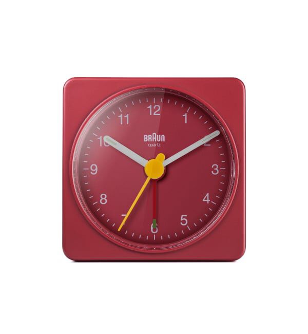 HIROB「BRAUN ALARM CLOCK RED BC02R」|クロック・置時計|