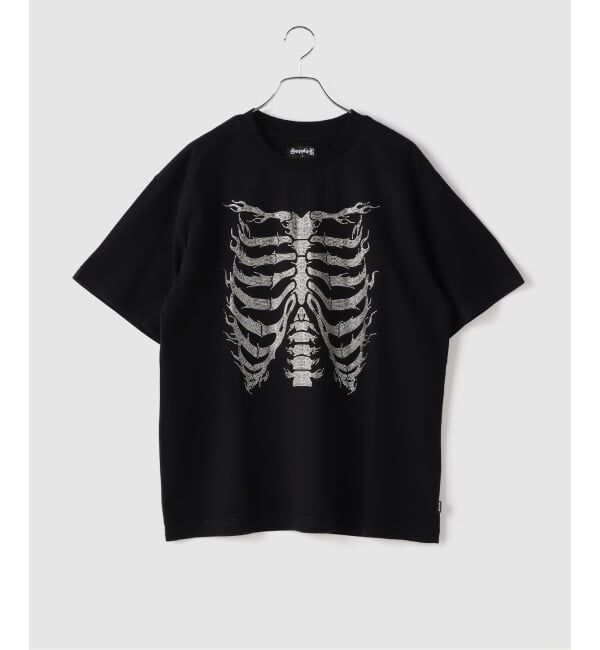 JOINT WORKS「SUPPLIER / サプライヤー Rhinestone Fire Bones Tee」|Tシャツ・カットソー|