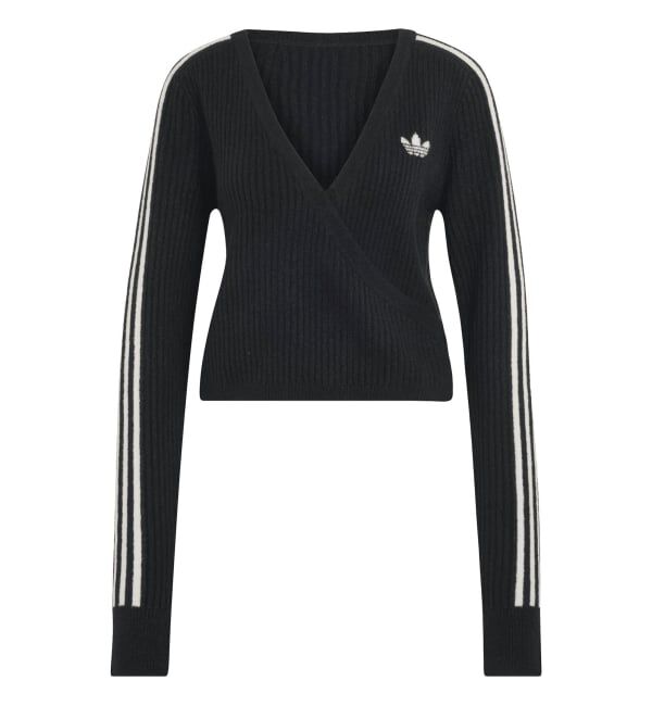 JOINT WORKS「ADIDAS &times; JENNIE / アディダス &times; ジェニー KNIT CARDIGAN」|ニット・セーター|ブラック