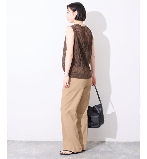 SLOBE IENA「《WEBのみ4サイズ展開/シリーズあり》リネンmixストレッチパンツ」|その他|