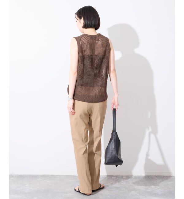 SLOBE IENA「《WEBのみ4サイズ展開/シリーズあり》リネンmixストレッチパンツ」|その他|