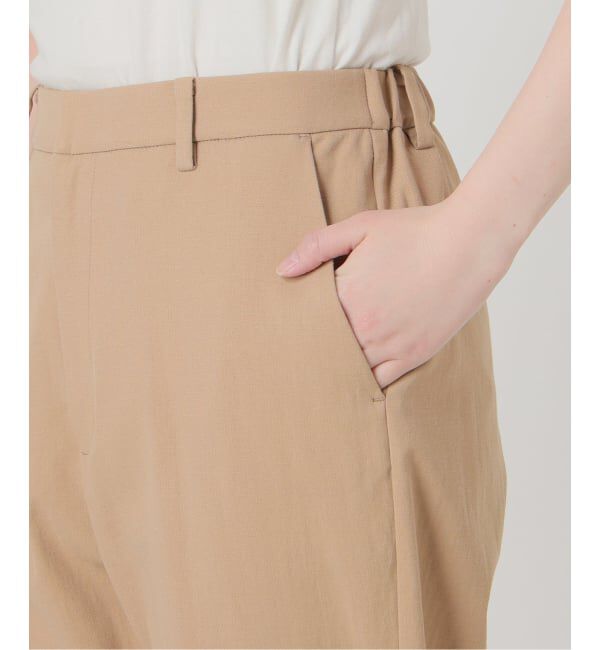 SLOBE IENA「《WEBのみ4サイズ展開/シリーズあり》リネンmixストレッチパンツ」|その他|