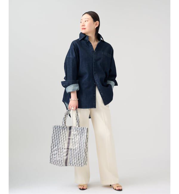 VERMEIL par iena「《追加》VERMEILモノグラム PVCトートバッグ」|トートバッグ|