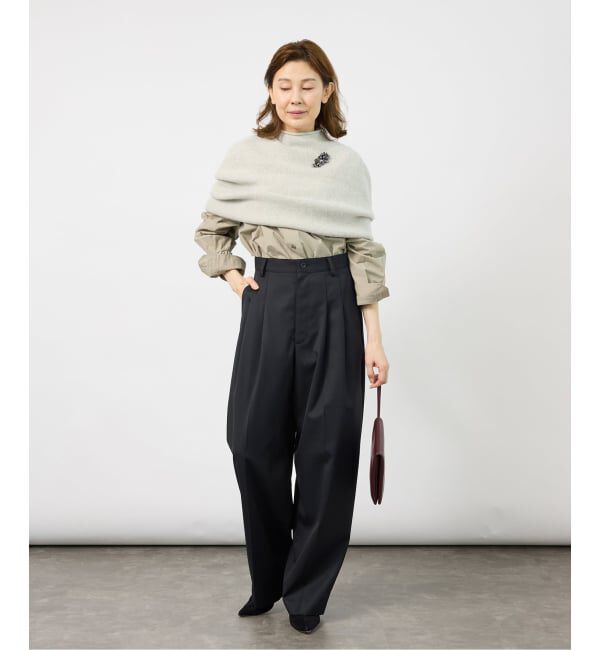 VERMEIL par iena「《予約》2タックパンツ」|スラックス|