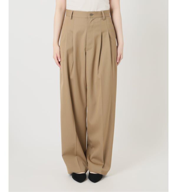 VERMEIL par iena「《予約》2タックパンツ」|スラックス|