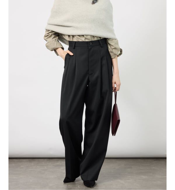VERMEIL par iena「《予約》2タックパンツ」|スラックス|