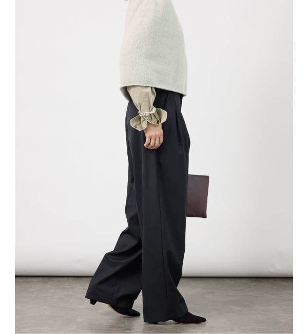 VERMEIL par iena「《予約》2タックパンツ」|スラックス|