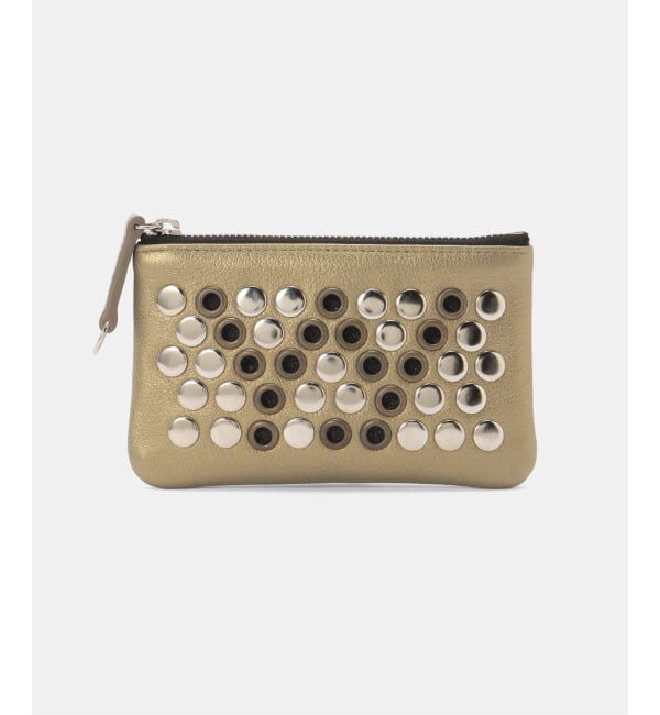 PULP「【Geek Office / ギークオフィス】OPEN YY / Woven YY PUNCH STUD CHAIN WALLET」|財布|ゴールド
