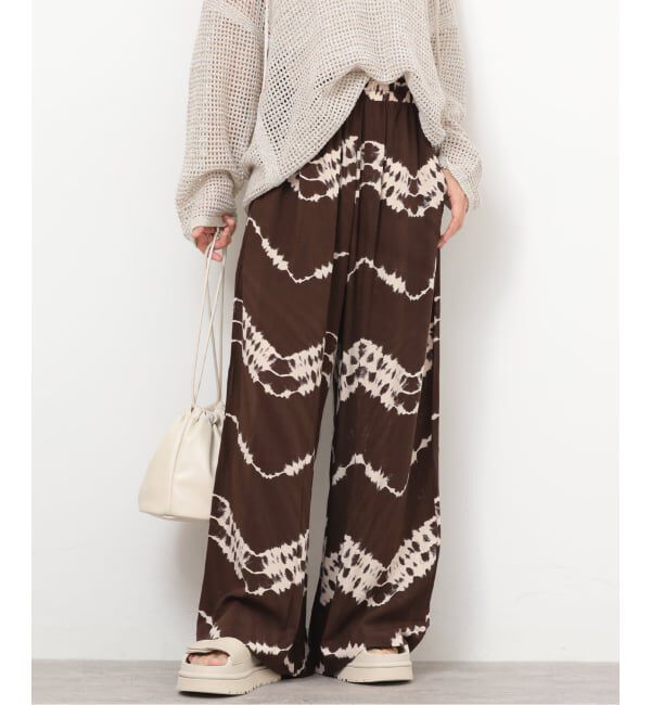 JOURNAL STANDARD relume「【LUSANA/ルサナ】CICI PANTS：パンツ」|スラックス|ブラウン
