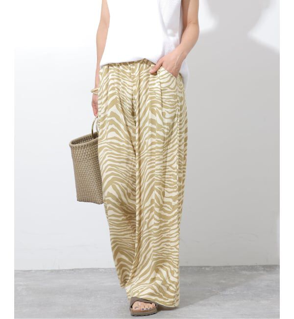 JOURNAL STANDARD relume「【LUSANA/ルサナ】CICI PANTS：パンツ」|スラックス|ベージュ