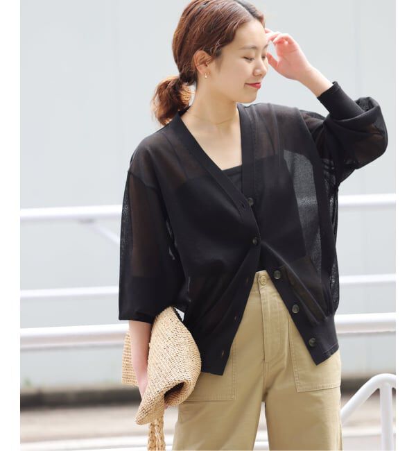 JOURNAL STANDARD relume「《追加 / 新色》サマーニットVネックカーディガン」|カーディガン|