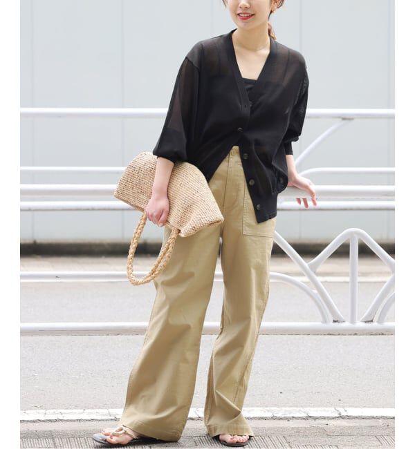 JOURNAL STANDARD relume「《追加 / 新色》サマーニットVネックカーディガン」|カーディガン|