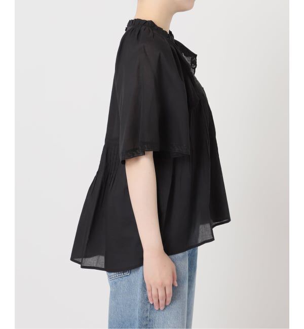 journal standard L'essage「レースフレンチスリーブブラウス」|シャツ・ブラウス|