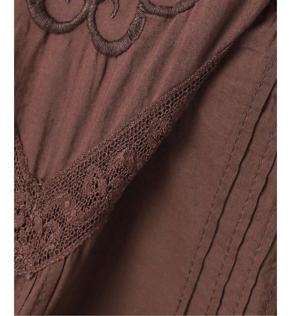 journal standard L'essage「レースフレンチスリーブブラウス」|シャツ・ブラウス|