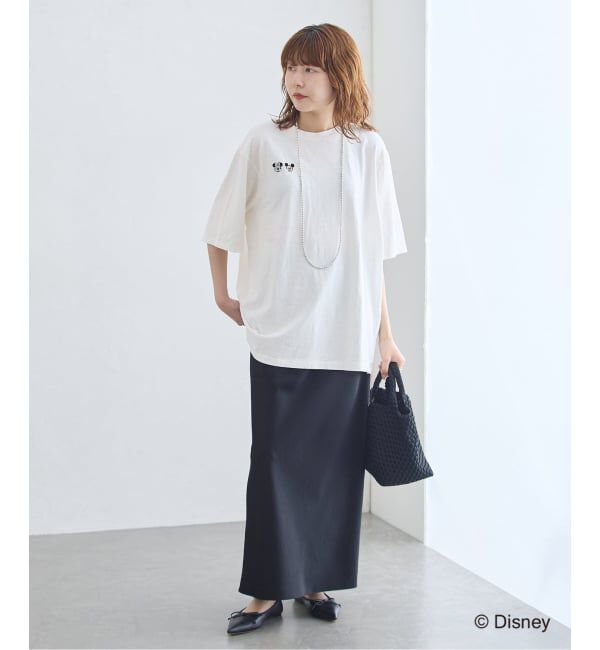 journal standard L'essage「JANE SMITH/ジェーンスミス / MICKEY&MINNIE FACE S/S Tシャツ」|Tシャツ・カットソー|