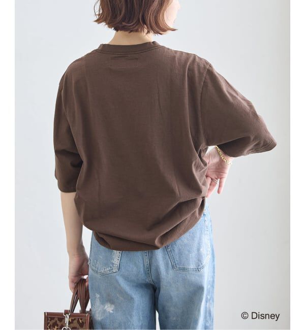 journal standard L'essage「JANE SMITH/ジェーンスミス / MICKEY&MINNIE FACE S/S Tシャツ」|Tシャツ・カットソー|