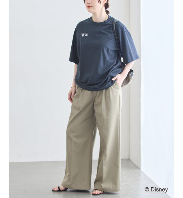 journal standard L'essage「JANE SMITH/ジェーンスミス / MICKEY&MINNIE FACE S/S Tシャツ」|Tシャツ・カットソー|